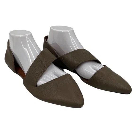 Lucky Brand Brown Pointed Toe Slip-On Flats Size 10 Women’s - Picture 1 of 10